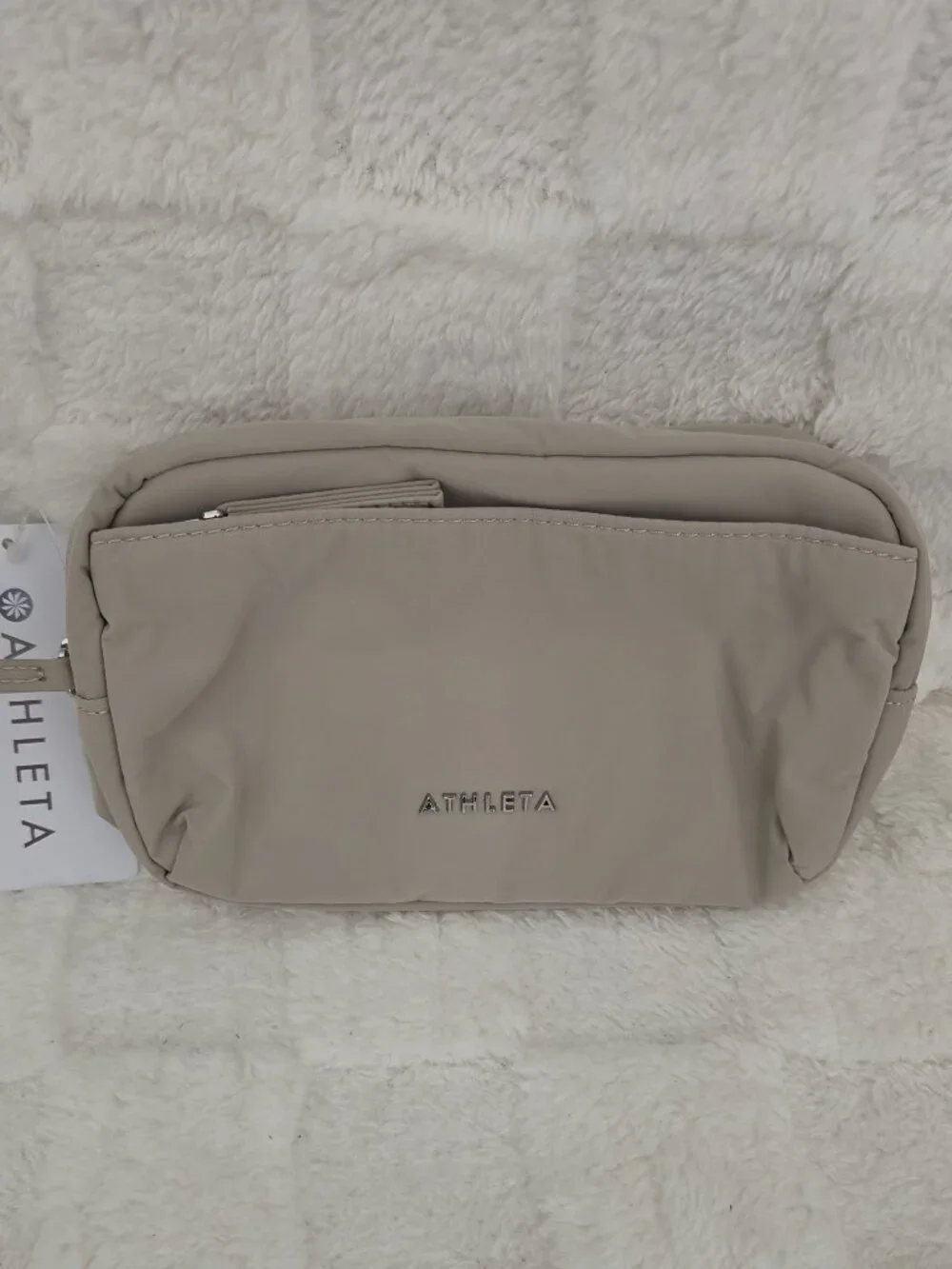 Athleta, All About Crossbody Belt Bag Color, Oak Tan, NWT